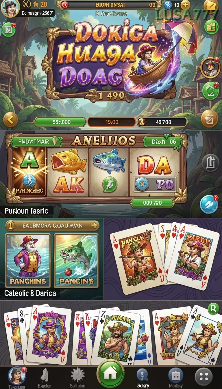 Cuplikan layar IDN89 — menu navigasi